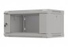 Lanberg Szafa instalacyjna rack wisząca 19 4U 540x350 szara drzwi przeszklone (flat pack)